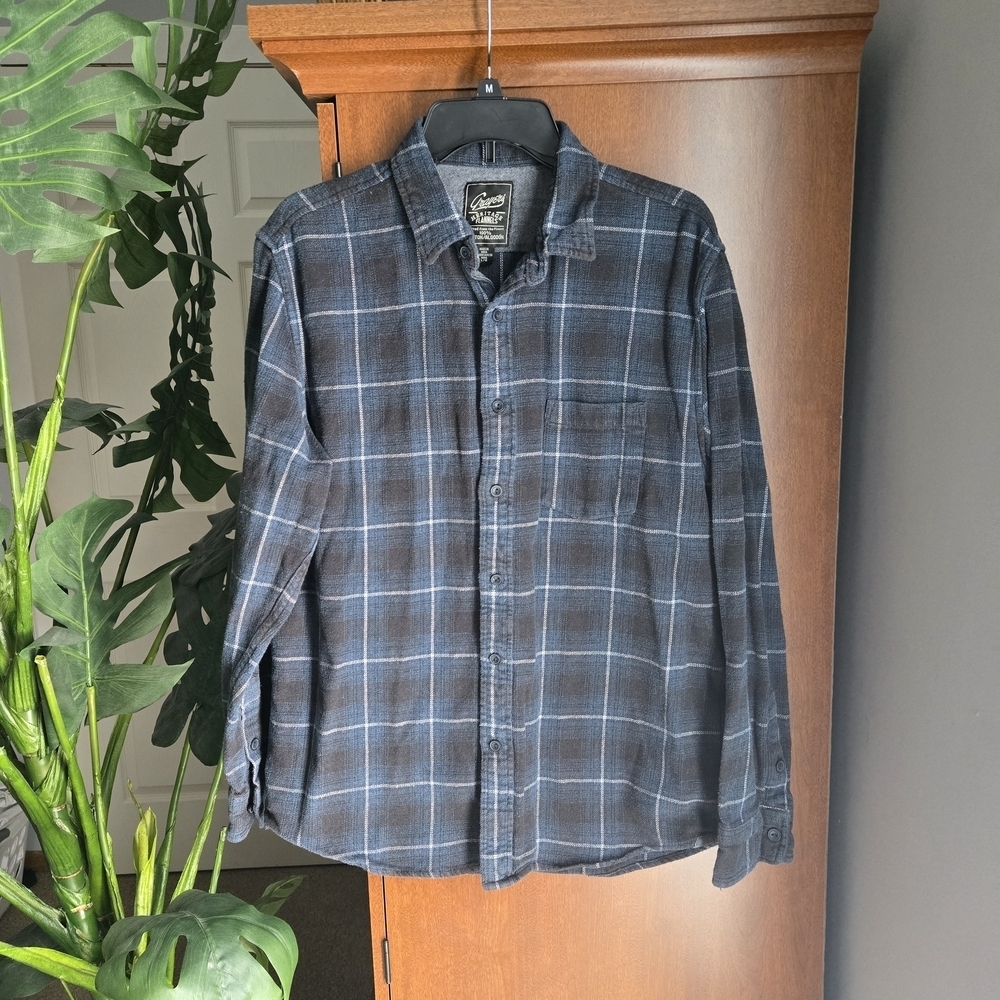 Grayers Checkered Large Men's Flannel Shirt